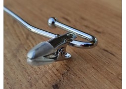 Плечики-вішалка для білизни (хромована з прищепками) №2